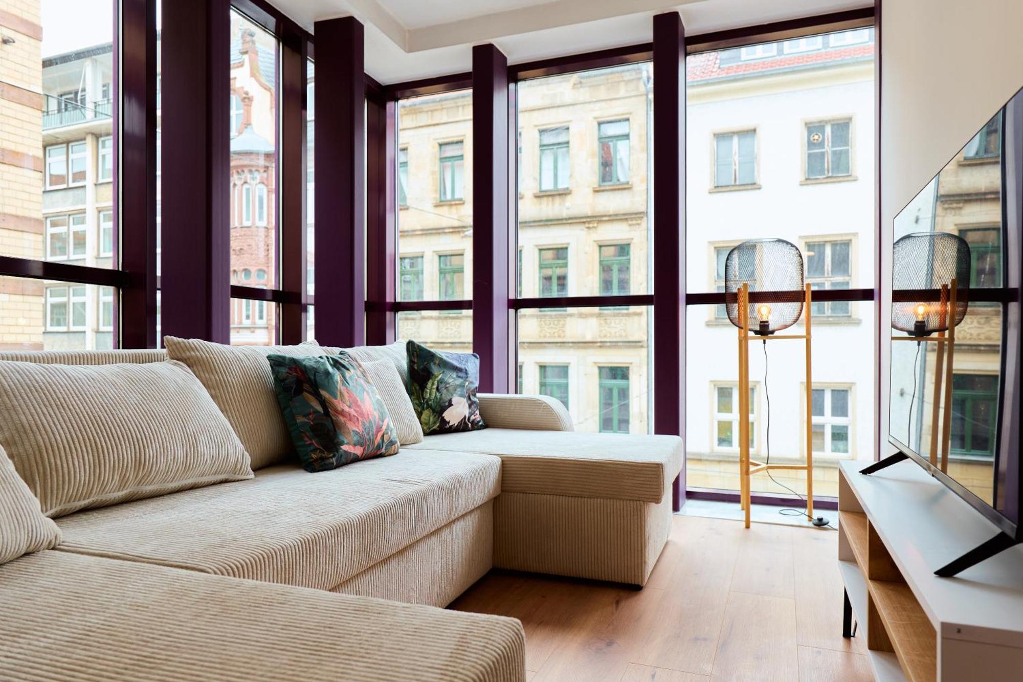Stylisches Apartment I Fahrstuhl I Bahnhofsnah Erfurt Eksteriør bilde